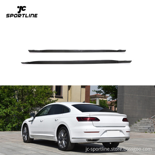 Vacuum Carbon CC Side Skirts Winglet for VW Arteon Hatchback 2019-2020